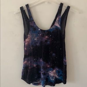 Kendall and Kylie Galaxy print tank top